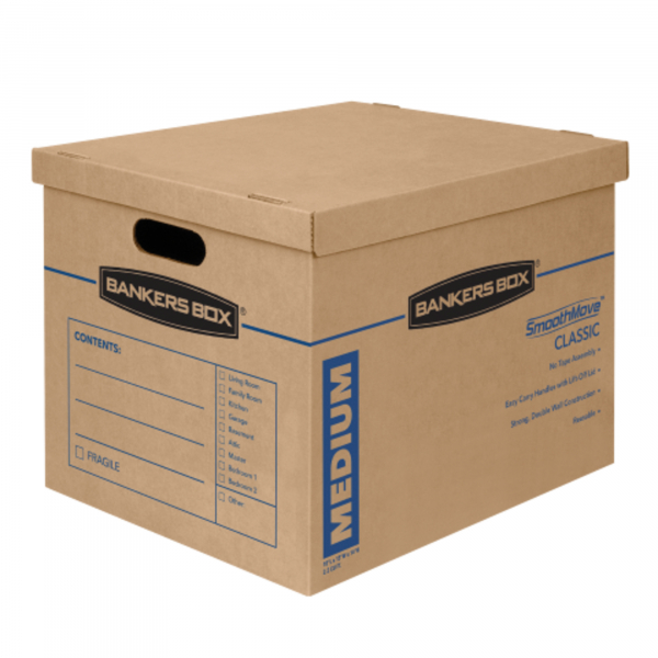 0043859788996 - Umzugskartons SmoothMoveT Classic 6203801 braun bis DIN A3+ innen 445x325x260mm Wellpappe 1-wellig 0043859788996 Fellowes