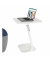 Computertisch Bento, höhenverstellbar 55,5cm (H), 48x48cm (BxT), quadratisch, weiß / weiß