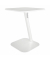 Computertisch Bento, höhenverstellbar 55,5cm (H), 48x48cm (BxT), quadratisch, weiß / weiß
