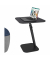 Computertisch Bento, höhenverstellbar 55,5cm (H), 48x48cm (BxT), quadratisch, schwarz / schwarz