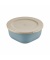 koziol Box CONNECT BOX 7274716 Deckel 700ml flower blue