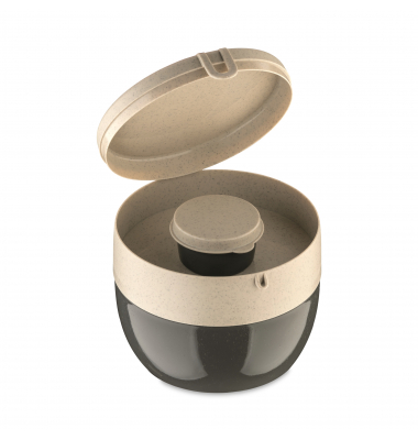 Brotdose Bentobox M, 7197701, nature ash grey, ohne, 1 Set, 0,8 L