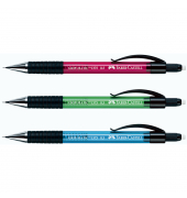 Druckbleistift Grip Matic 1375, 137599, Härte B, 0,5mm, schwarz, mit Radiergummi