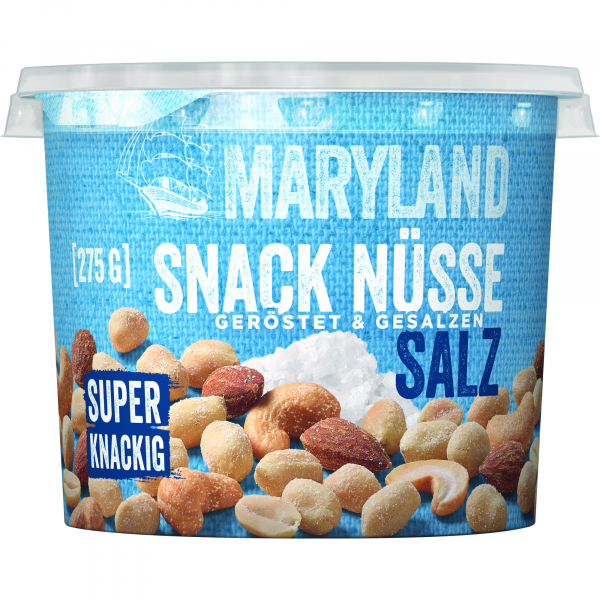 4008088184038 - MARYLAND Snack Nüsse Salz 18403 275g 4008088184038 275 Gramm