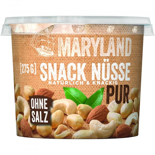 4008088919821 - MARYLAND Snack Nüsse Pur 91982 275g 4008088919821 275 Gramm