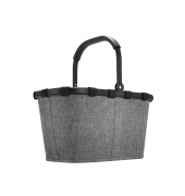 Einkaufskorb Carrybag BK7052, 22 Liter, au&szlig;en 48x29x28cm (BxHxT), Polyestergewebe, grau, ohne, ohne