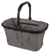 Einkaufstasche Carrybag, Twist Silver, BK7052, 22 Liter, au&szlig;en 48x29x28cm, Polyester, grau