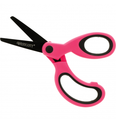 Westcott Kinderschere E-21562 00 13cm neon sort