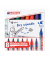 Boardmarker-Set 363, 4-363-8-S2999, Etui, 8-farbig sortiert, 1-5mm Keilspitze