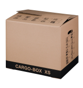 Umzugskartons Cargobox Eco XS 222105001 braun, bis DIN A3+, innen 455x345x380mm, Wellpappe 1-wellig