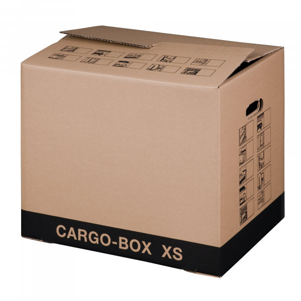 4250414104481 - Umzugskartons Cargobox Eco XS 222105001 braun bis DIN A3+ innen 455x345x380mm Wellkarton 1-wellig 4250414104481 Smartbox Pro