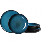 420111 Speiseservice 8tlg. blau