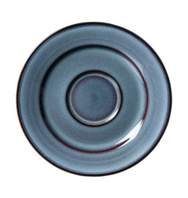 420937 Kaffee-Untertasse 15,5cm 6ST blau