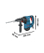 BOSCH Professional GBH 3-28 DFR SDS plus Bohrhammer