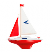 Badespielzeug Segelboot Captain Hook rot