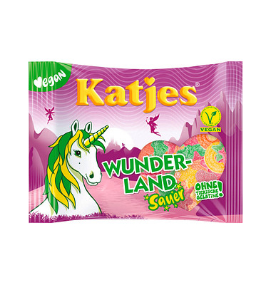 Katjes WUNDERLAND Sauer Fruchtgummi 175,0 g