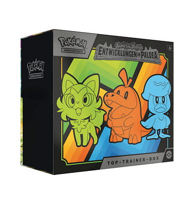 AMIGO Pokémon Karmesin & Purpur 02 Top-Trainer Box Kartenspiel