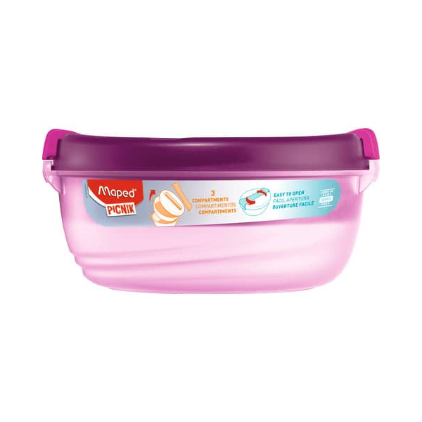 3154148726012 - Picnik Origins Lunch bowl BPA free 3 compartments easy to open Dishwasher safe 3154148726012 - Picnik Origins Lunch bowl BPA free 3 compartments easy to open Dishwasher safe