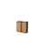 Rollladenschrank easyOffice E1CT0005100045, abschlie&szlig;bar, 2 OH, schwarz/buche, 110x104x41,5cm (BxHxT)