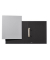 Ringbuch Elegance 1144781, A4 25mm Ring-Ø Karton grau