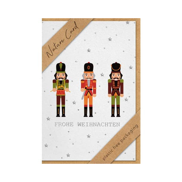 3 x BSB Weihnachtskarte - Natur Card inkl. Umschlag.