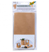 Bodenbeutel 41110 NATUR, allgemein, Faltenbeutel, 10cm x 17,5cm