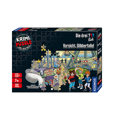 KOSMOS KRIMI-PUZZLE Die drei ??? Vorsicht, Glibberfalle! Puzzle, 150 Teile