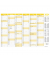 Plakatkalender 2913/24, je 6 Monate / Vorder- und Rückseite, 35,3x25cm (B4 quer), 2026