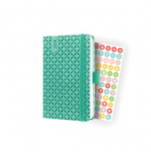 Buchkalender Flair 2024 A6 mint green