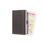 Buchkalender Flair 2024 A6 coffee brown