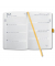 Buchkalender Flair 2024 A5 mango yellow