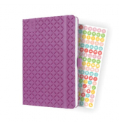 Wochenkalender Jolie 2024 A5 1 Woche  2 Seiten, pink purple