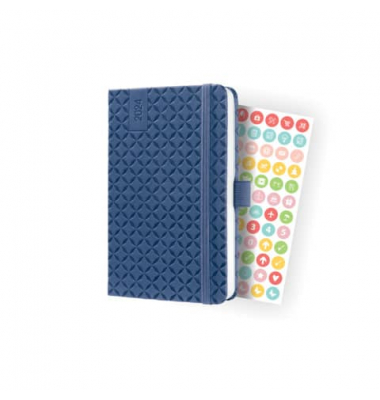 Wochenkalender Jolie 2024 A6 1 Woche  2 Seiten, indigo blue