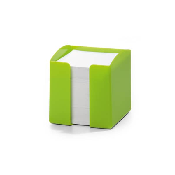 6 Stück Durable Zettelbox 1701682020, 90x90mm, inkl. 800 Notizzettel, grün, Polystyrol 4005546106113 Durable
