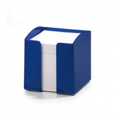 Zettelbox 1701682040, 90x90mm, inkl. 800 Notizzettel, blau, Polystyrol