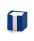 Zettelbox 1701682040, 90x90mm, inkl. 800 Notizzettel, blau, Polystyrol