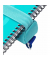 Schlamper rund klein aqua