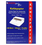 Kohlepapier A4 100BL schwarz