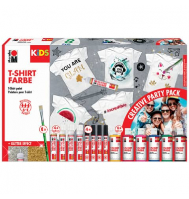 Textilfarbe Party Pack 22tlg.