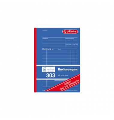 Rechnungsbuch A6 303 2x 40BL