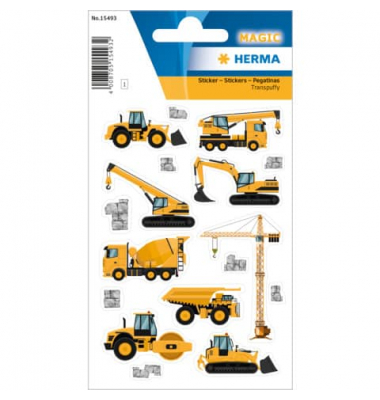 Sticker Baustellen Fahrzeuge