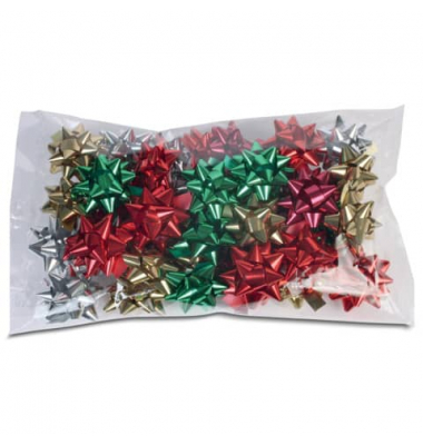 Rosette Metallic sort. Deko-Rosetten
