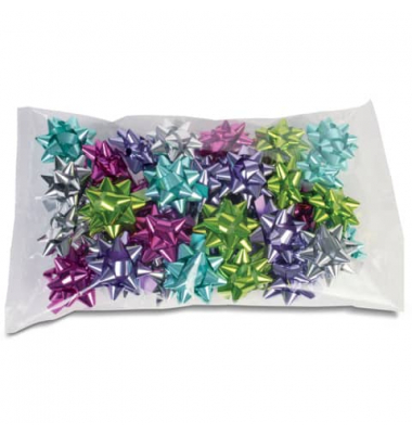 Rosette Metallic sort. Deko-Rosetten