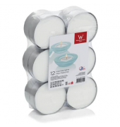 Teelichter 569003.004 ohne wei&szlig; &Oslash; 57mm ca. 8 Stunden Brenndauer