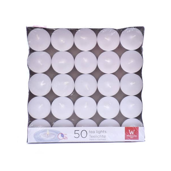 4009406700923 - Teelicht 580931004 weiß Ø 39mm ca 4 Stunden Brenndauer 4009406700923 50 Stück 4009406700923 - Teelicht 580931004 weiß Ø 39mm ca 4 Stunden Brenndauer 4009406700923 50 Stück