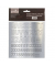 Buchstabenetiketten  silber Buchstabenetikett