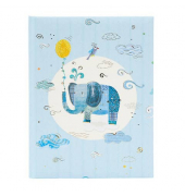 Babytagebuch 11 462, Blue Elephant, 21x28cm (BxH), 44 Seiten