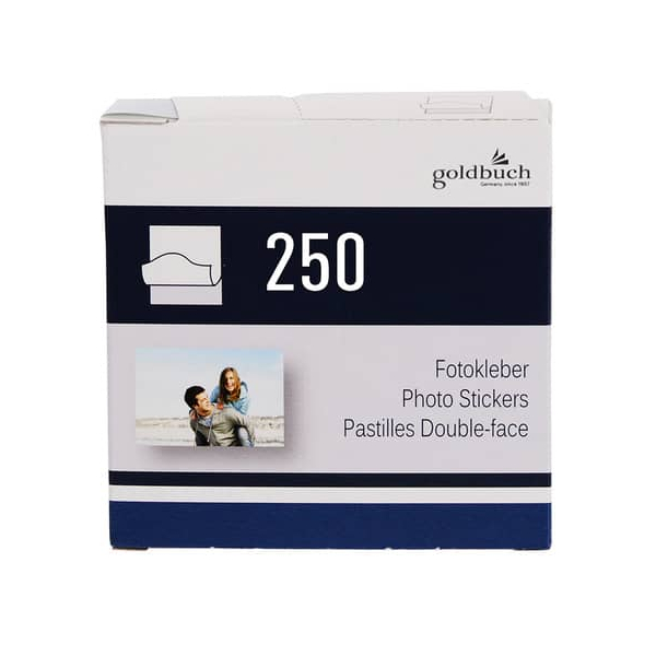 24 Stück Goldbuch Fotoklebepunkte permanent Fotoklebepunkte Fotoklebepunkte 4009835830901 GOLDBUCH 250 Stück