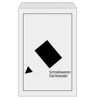 Flachbeutel Papier C5 SWZ