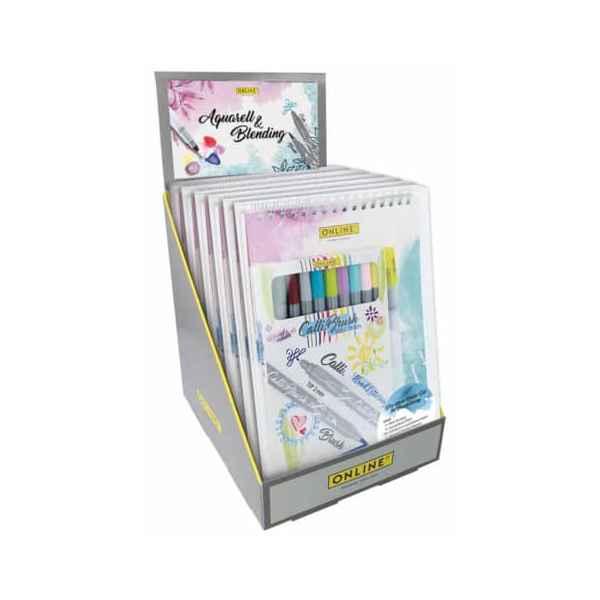 6 Stück Online Schreibset Aquarell Blending 4014421180513 ONLINE